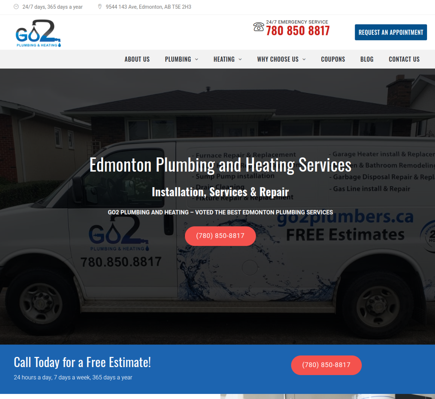 Go2 Plumbing & Heating desktop